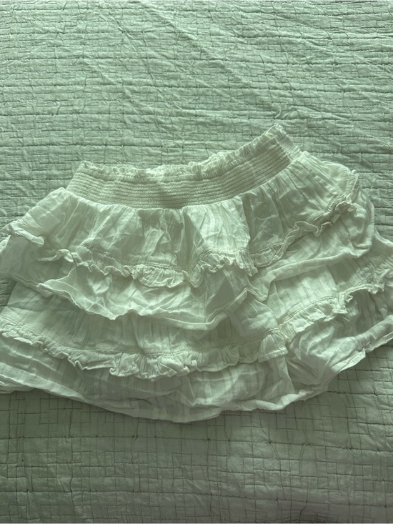 LoveShackFancy Other - LoveShackFancy White Tiered Ruffle Skirt